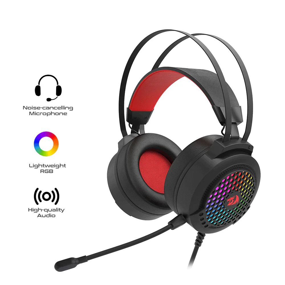Redragon CARMEN H261 RGB Wired Gaming Headset Redragon CARMEN H261 RGB Wired Gaming Headset